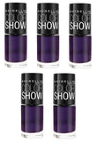 Maybelline Colorshow Nail Polish, 280 Plum Paradise Choose Your Pack, Nail Polish, Maybelline, makeupdealsdirect-com, Pack of 5, Pack of 5