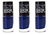 Maybelline Colorshow Nail Lacquer 360 Sapphire Siren Choose Your Pack, Nail Polish, Maybelline, makeupdealsdirect-com, Pack of 3, Pack of 3