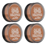 Maybelline New York Color Tattoo Eye Shadow, 60 Buff And Tuff, Eye Shadow, Maybelline, makeupdealsdirect-com, Pack of 4, Pack of 4