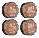 Maybelline New York Color Tattoo Eye Shadow, 60 Buff And Tuff, Eye Shadow, Maybelline, makeupdealsdirect-com, Pack of 4, Pack of 4
