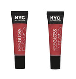 NYC Kiss Gloss Lip Gloss, 536 Murray Hill Melon CHOOSE YOUR PACK, Lip Gloss, Nyc, makeupdealsdirect-com, Pack of 2, Pack of 2