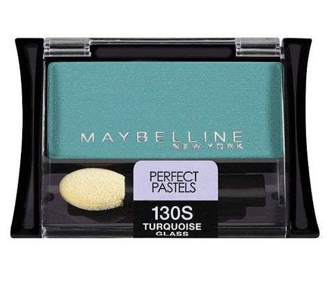 Maybelline Expert Wear Eyeshadow, 130S Turquoise Glass CHOOSE YOUR PACK, Eye Shadow, Maybelline, makeupdealsdirect-com, Pack of 1, Pack of 1
