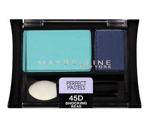 Maybelline Expert Wear Eye Shadow, 45D Shocking Seas CHOOSE YOUR PACK, Eye Shadow, Maybelline, makeupdealsdirect-com, Pack of 1, Pack of 1