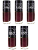 Maybelline Colorshow Nail Polish, 420 Wined & Dined Choose Your Pack, Nail Polish, Maybelline, makeupdealsdirect-com, Pack of 5, Pack of 5