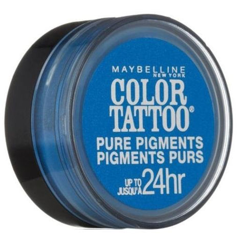 Maybelline Color Tattoo Eye Shadow, 10 Brash Blue Choose Your Pack, Eye Shadow, Maybelline, makeupdealsdirect-com, Pack of 1, Pack of 1