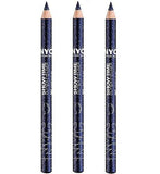 NYC Show Time Glitter Pencil, 945 Starry Blue Sky CHOOSE YOUR PACK, Eyeliner, Nyc, makeupdealsdirect-com, Pack of 3, Pack of 3