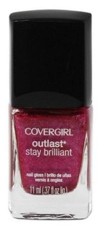 Covergirl Outlast Stay Brilliant Nail Polish, 313 Bombshell Pink Choose Ur Pack, Nail Polish, Covergirl, makeupdealsdirect-com, Pack of 1, Pack of 1