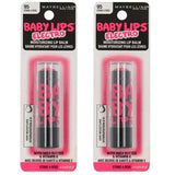 Maybelline Baby Lips Lip Balm, 95 Strike A Rose, Lip Balm & Treatments, Maybelline, makeupdealsdirect-com, Pack of 2, Pack of 2