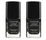 Covergirl Outlast Stay Brilliant Nail Polish, 325 Black Diamond Choose Your Pack, Nail Polish, Covergirl, makeupdealsdirect-com, Pack of 2, Pack of 2
