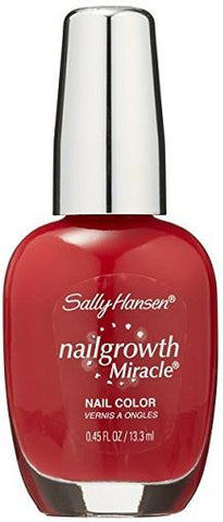 Sally Hansen Nail Growth Miracle Polish, 330 Stunning Scarlet Choose Your Color, Nail Polish, Sally Hansen, makeupdealsdirect-com, Pack of 1, Pack of 1