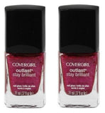 Covergirl Outlast Stay Brilliant Nail Polish, 313 Bombshell Pink Choose Ur Pack, Nail Polish, Covergirl, makeupdealsdirect-com, Pack of 2, Pack of 2