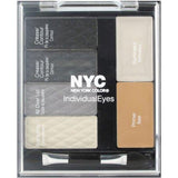 NYC Individualeyes Eye Shadow Palette YOU CHOOSE, Eye Shadow, Nyc, makeupdealsdirect-com, 944 Smokey Charcoals, 944 Smokey Charcoals