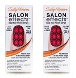 Sally Hansen Salon Effects Real Nail Polish Strips 410 Sweet Tartan Choose Pack, Nail Polish, Sally Hansen, makeupdealsdirect-com, Pack of 2, Pack of 2
