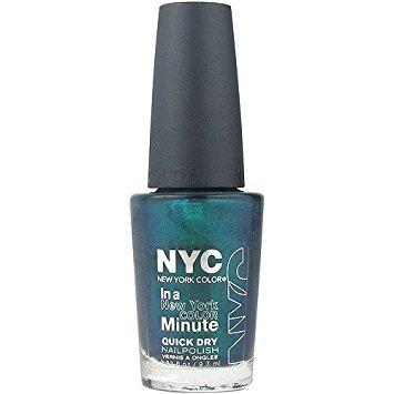 NYC In A New York Color Minute Quick Dry Nail Polish CHOOSE UR COLOR, Nail Polish, Nyc, makeupdealsdirect-com, 203 Precious Peacock, 203 Precious Peacock