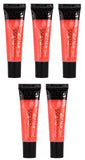 NYC New York Color Kiss Gloss Lipgloss, 534 Tribecca Tangerine CHOOSE PACK, Lip Gloss, Nyc, makeupdealsdirect-com, Pack of 5, Pack of 5