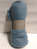 Restor Style Fleece Throw Blanket 50in x 60in CHOOSE YOUR COLOR, Blankets & Throws, reddonut, makeupdealsdirect-com, Blue, Blue