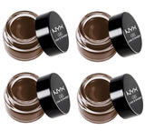 Nyx Gel Smudger and Liner, Glas02 Charlotte Brown, Choose Your Pack, Eyeliner, Nyx, makeupdealsdirect-com, Pack of 4, Pack of 4