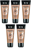 NYC Skin Matching Foundation, 689 Medium To Deep CHOOSE YOUR PACK, Foundation, Nyc, makeupdealsdirect-com, Pack of 5, Pack of 5