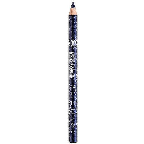 NYC Show Time Glitter Pencil, 945 Starry Blue Sky CHOOSE YOUR PACK, Eyeliner, Nyc, makeupdealsdirect-com, Pack of 1, Pack of 1