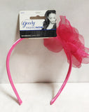 Goody Ouchless Hair Bands, Ties, And Accessories, Hair Ties & Styling Accs, reddonut, makeupdealsdirect-com, Pink Headband w/Flower, 06245, Pink Headband w/Flower, 06245