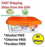 (Better than Cottonelle ) Veela Baby Wipes - Alcohol Free - Choose your Pack