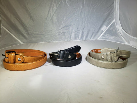  CHILDRENS LEATHER SKINNY BELTS KIDS SCHOOL CASUAL BELT, , reddonut.com, reddonut.com