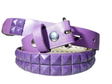  KIDS COLORS METAL STUDDED BONDED LEATHER BELT w REMOVABLE BUCKLE MANY COLORS, , reddonut.com, reddonut.com