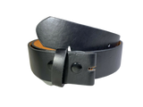  BLACK BROWN PLAIN LEATHER BELT STRAP SNAP ON NO BUCKLE CASUAL DRESS MENS WOMENS, , reddonut.com, reddonut.com